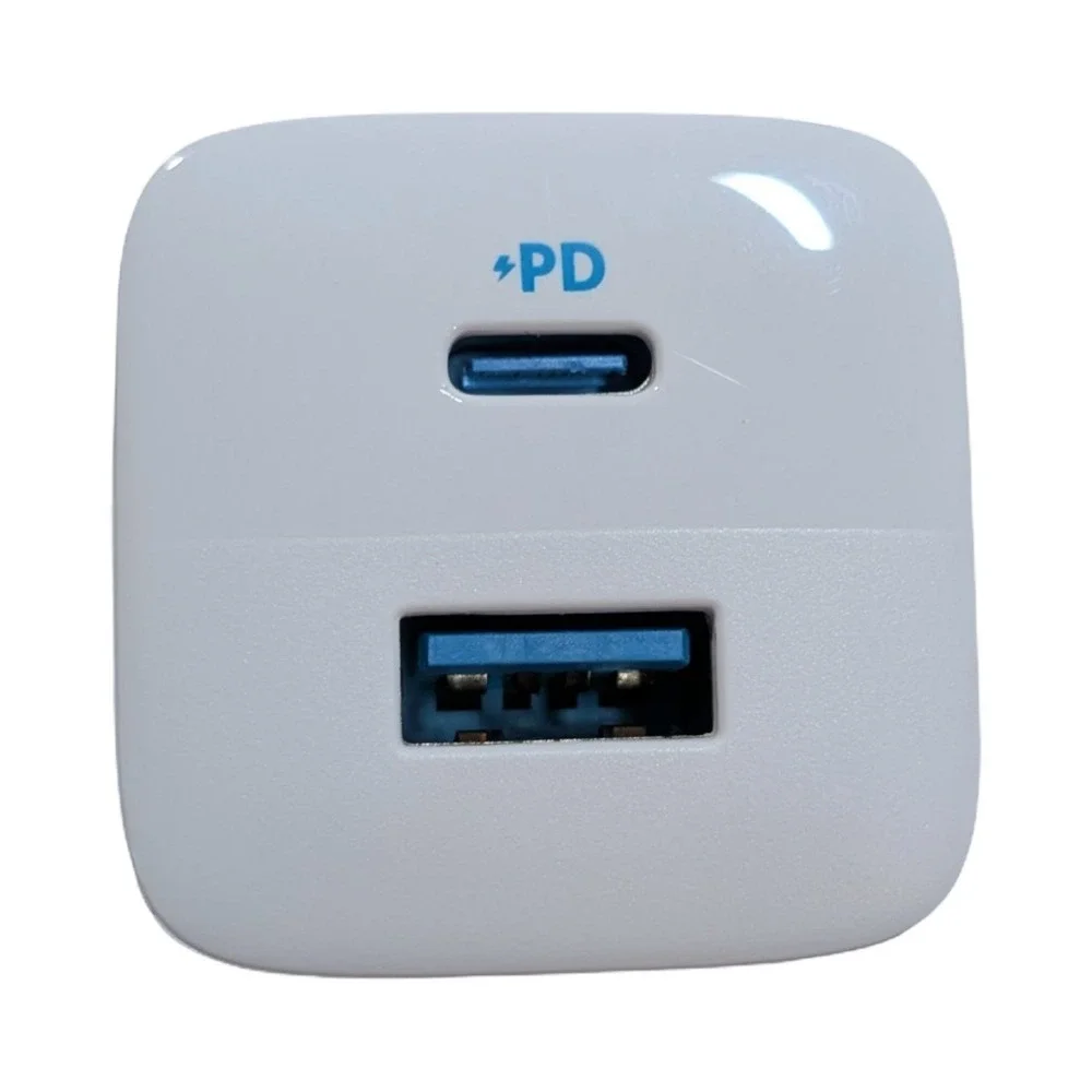C7-O Anker 32W 2-Port Wall Charger USB-C + USB-A Fast PD Quick Charge White‎ ⬇️